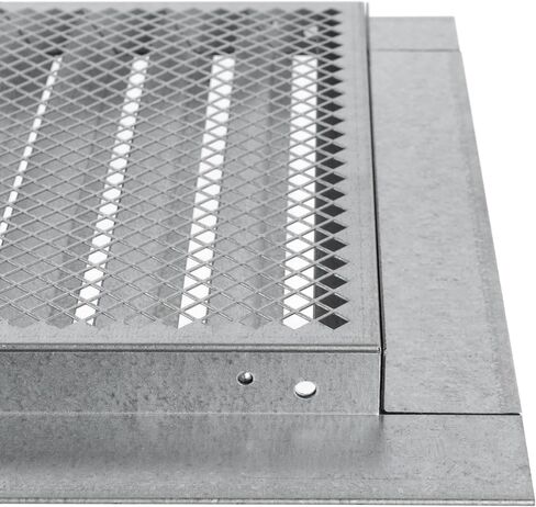 12 "× 12" بوصة مربعة سوداء مربعة صلب التهوية الصلب مع شبكة معدنية (القناة 12 "× 12" / المصبغة 14 "× 14") HVAC. تطبيقات التدفئة والتبريد والتهوية. غطاء تنفيس في الهواء الطلق. in Kuwait