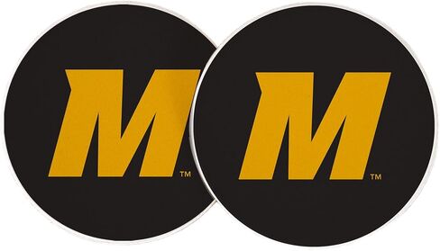 Desert Cactus University of Missouri Car Coaster Mizzou Tigers Absorbent Sandstone Car Cup Coasters Set of 2 (Design A) in Saudi Arabia
