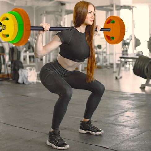 Adjustable Barbell Weight Set, Adjustable Free Weights for Home and Gym Workout in Kuwait