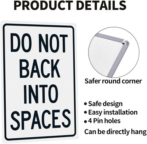 Do Not Block Drive-Thru Sign Metal Signs, Cautions Security Tin Sign, Parking Lot Safety Warning Posted Signs, Perfect for Street Business and Home Wall Decor 8 x 12 Inch in Saudi Arabia