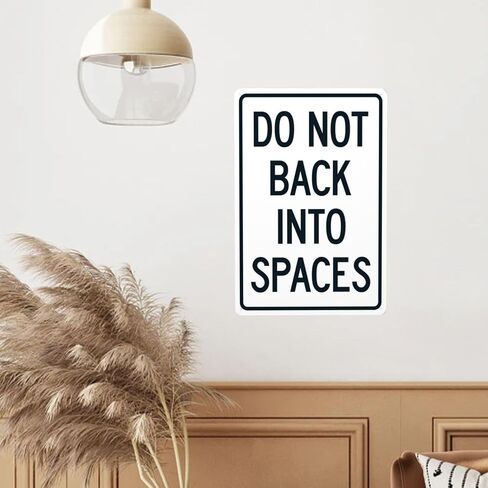 Do Not Block Drive-Thru Sign Metal Signs, Cautions Security Tin Sign, Parking Lot Safety Warning Posted Signs, Perfect for Street Business and Home Wall Decor 8 x 12 Inch in Saudi Arabia