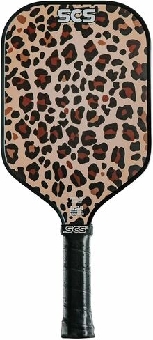 SCS - Pickleball Paddle, 2024 USAPA Approved, Carbon Fiber Surface & Sure-Grip Handle, Lightweight Intermediate, Enhanced Spin Control, Evo-Lite Series in Saudi Arabia