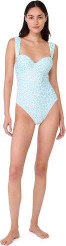 kate spade new york Women's Regal Leopard Underwire One Piece Swimsuit in Saudi Arabia