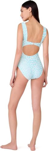 kate spade new york Women's Regal Leopard Underwire One Piece Swimsuit in Saudi Arabia
