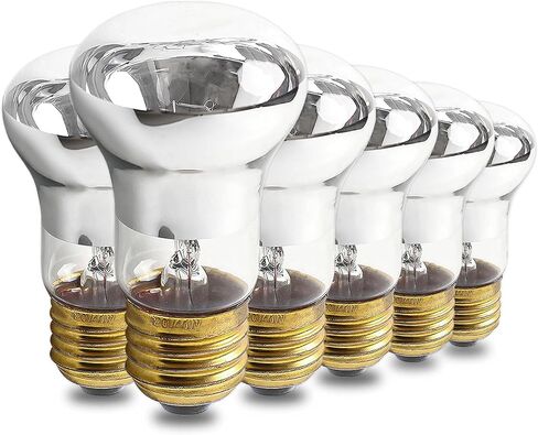Seentech R39 E17 25 واط 120 فولت العاكس البديل البديل البديل القابل للتعديل ضوء دافئ أبيض دافئ - لمبة استبدال Lava ، مناسبة لمصباح الحمم البركانية ، مصابيح بريق (حزمة 4) in Kuwait