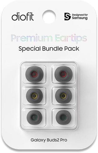 diofit/Galaxy Buds2 Pro Buds Eartips متوافقة مع سامسونج وبيتس (سيليكون أسود (SML)) in Kuwait