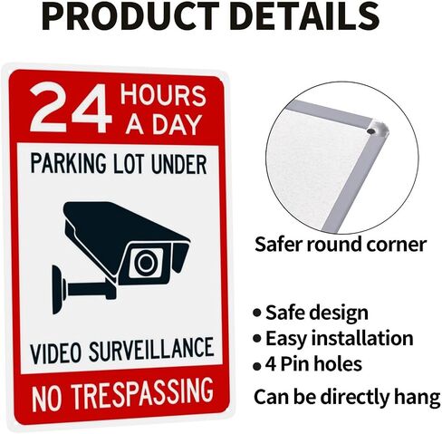 Additional Parking In Back Sign Metal Signs, Cautions Security Tin Sign, Parking Lot Safety Warning Posted Signs, Perfect for Street Business and Home Wall 8 x 12 Inch in Saudi Arabia