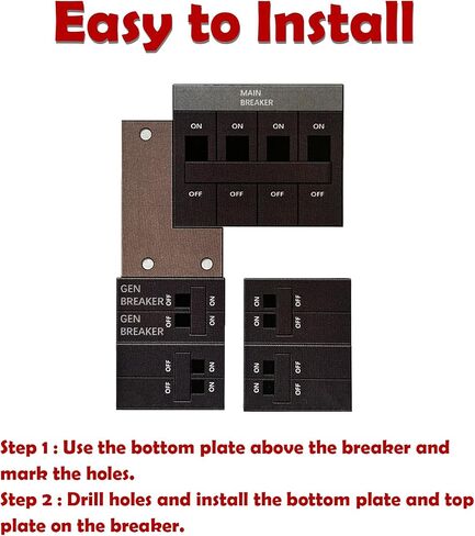 Generator Interlock Kit Replaces SD-200SA for Safe Portable Power Use During Outage, for Homeline Meter Main 150 or 200 amp Breaker in Saudi Arabia