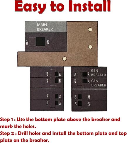 Generator Interlock Kit Replaces SD-200SA for Safe Portable Power Use During Outage, for Homeline Meter Main 150 or 200 amp Breaker in Saudi Arabia