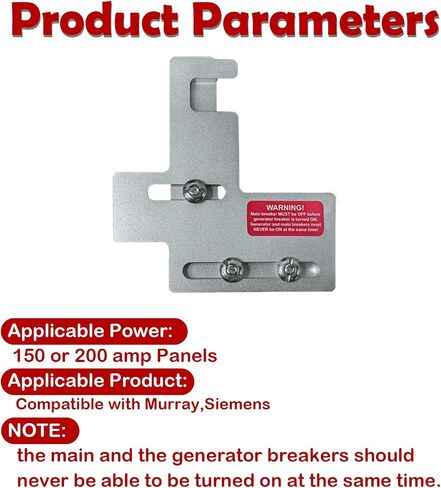 Generator Interlock Kit Replaces SD-200SA for Safe Portable Power Use During Outage, for Homeline Meter Main 150 or 200 amp Breaker in Saudi Arabia