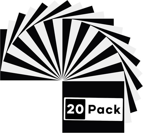 HTVRONT Red HTV Heat Transfer Vinyl Bundle: 20 Pack 12" x 10" Red Iron on Vinyl for T-Shirt, Red Heat Transfer Vinyl for Cricut, Silhouette Cameo or Heat Press Machine in Kuwait