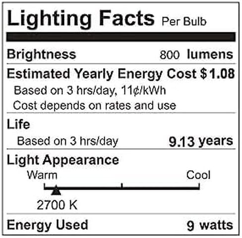 EDISHINE Dusk to Dawn Light Bulbs, 5000K Daylight Glow, Outdoor LED Light Bulb, Dual External Sensor Light, Automatic On/Off, 800LM Bright Light Bulb, 9W(60W Equivalent), E26 Base, 4 Pack, UL Listed in Saudi Arabia