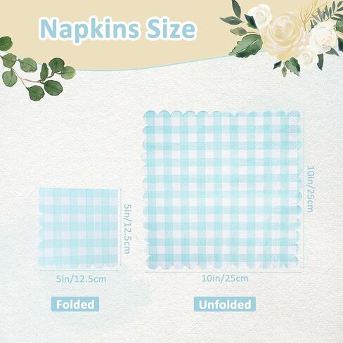 100 Pcs Sage Green Napkins Scalloped Edged Dessert Cocktail Napkins Folded 5 x 5 Inches Disposable Napkins for Dinner Wedding Birthday Party in Saudi Arabia