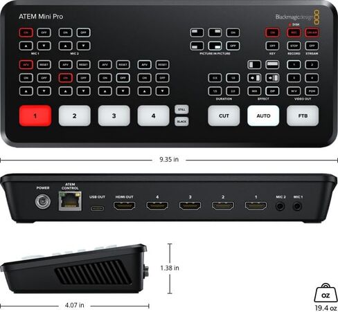 Blackmagic Design ATEM Mini Pro HDMI Live Stream Switcher in Saudi Arabia