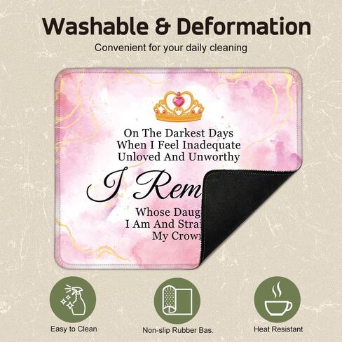 Queen Bee Square Mouse Pad, Non-Slip Rubber Base Mouse Mat for Office Home Work Game Study, Honey Bee Mouse Pad, Honey Bee Mouse Pad, Funny Office Mouse Pad for Man Woman Boss Coworker in Kuwait