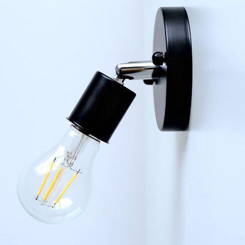 E26 180 Degree Modern Adjustable Ceiling Lamp Wall Mounted Light Bulb Holder Socket (White) in Saudi Arabia