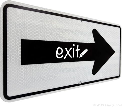 3M سهم سهم عاكس الأسهم السهم الأساسي السهم الأبيض على علامة حركة المرور الخضراء 12 × 6 بوصة in Kuwait