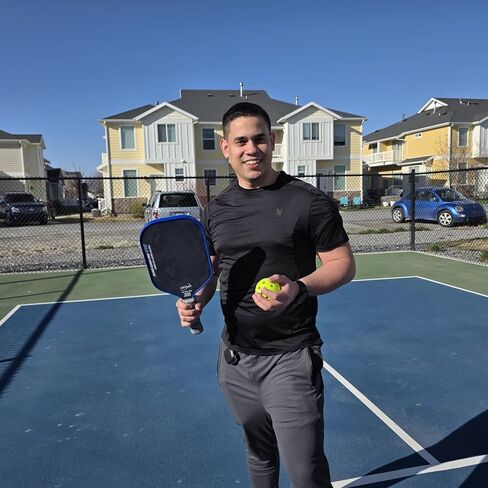 Thermoformed Pickleball Paddle,Kevlar Fiber & T700SC Carbon Fiber Pickleball Paddles,16MM High Performance Blue Camouflage Pickleball Paddle for Superior Control Power,USAPA Approved,1 Cover,1 Eraser in Saudi Arabia