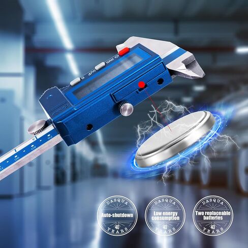 Dasqua Digital Caliper 6" IP54 Stainless Steel Water Resistant Caliper with Large LCD Display and Storage Case Precision Measuring Tool in Saudi Arabia