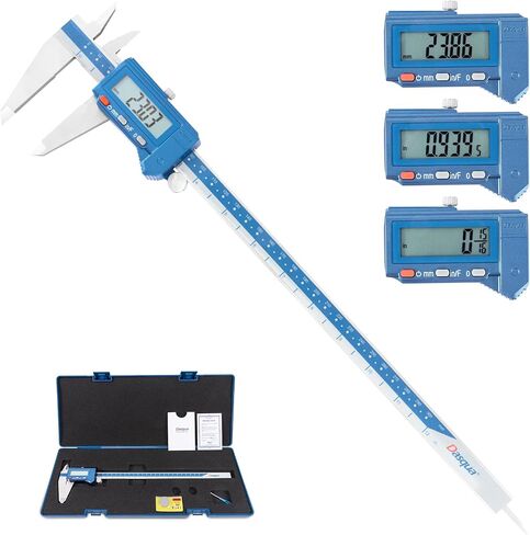 Dasqua Digital Caliper 6" IP54 Stainless Steel Water Resistant Caliper with Large LCD Display and Storage Case Precision Measuring Tool in Saudi Arabia