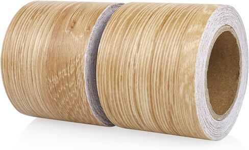 BOMEI PACK Wood Grain Repair Tape in Begonia Wood 2inch X 33ft,Self Adhesive Repair Patch for Furniture, Floors, Cabinets, Windows, Doors, RV, Home Decor and DIY Projects,2 Roll in Kuwait