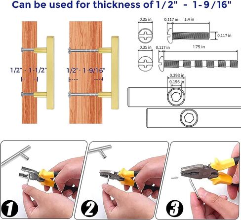 Ravinte 30 Pack 6'' Square Cabinet Pulls Matte Black Stainless Steel Kitchen Drawer Pulls Cabinet Handles 6"Length, 3-3/4" Hole Center in Kuwait