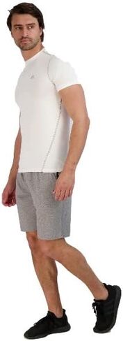 Russell Athletic Mens DRI-POWER-SPAY-SPAY-SLEEVE CREW NECK PRIVISE TEE ، Black ، S in Kuwait