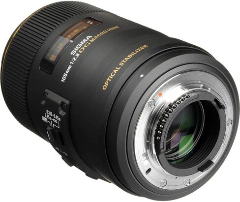 Sigma 258306 105mm F2.8 EX DG OS HSM Macro Lens for Nikon DSLR Camera in Saudi Arabia