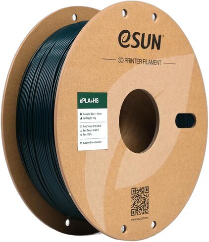 eSUN High Speed PLA+ Filament 1.75mm, 3D Printer Filament Speedy PLA Plus for Fast Printing, 1KG per Spool, 2 Spools 3D Printing Filament, Cold White in Saudi Arabia