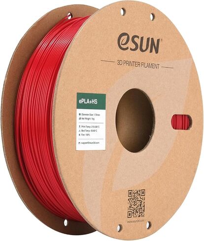 eSUN High Speed PLA+ Filament 1.75mm, 3D Printer Filament Speedy PLA Plus for Fast Printing, 1KG per Spool, 2 Spools 3D Printing Filament, Cold White in Saudi Arabia