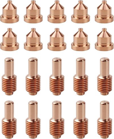 5pcs 192047 Electrode 5pcs 204325 Nozzle Tip 2pcs 204323 Shield Cap Fit for Miller Spectrum 625 ICE40 C/T Plasma Cutting Torch Consumables in Saudi Arabia