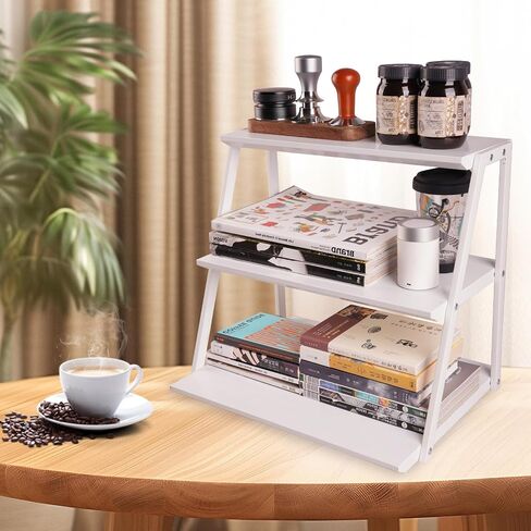 WWN 3 tier candy display - Snack holder with snack holder - Multi-functional counter snack and chip holder for stores - Cupcake display stand（Black） in Saudi Arabia