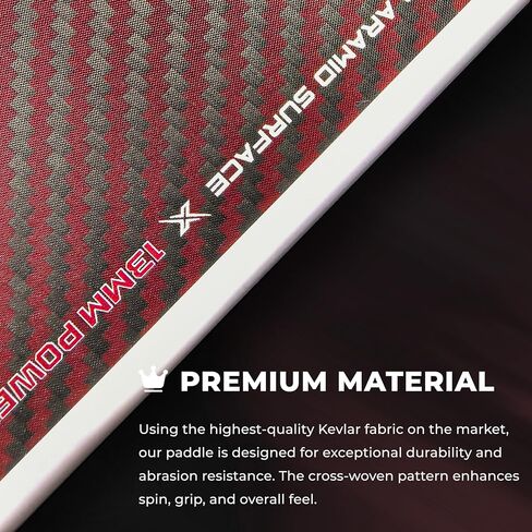 Pro Kevlar Pickleball Paddles, USAPA Approved Pickleball Thermoformed Racket, Premium Kevlar & Carbon Fiber Surface, 13mm Power & 16mm Control in Saudi Arabia
