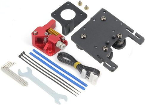 Upgrade Direct Dual Gear Extruder Support Plate Kit with Stepper Motor Easy Print Flexible Filament for Creality Ender 6 3D Printer (Plate+Dual Gear +Motor) in Saudi Arabia