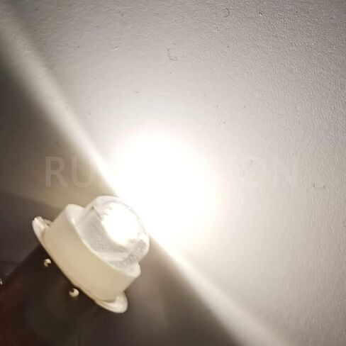 Ruiandsion 2pcs P13.5S LED Bulb 3-18V COB 0.5W 3V 4.5V 6V 9V 18V Upgrade for Flashlight Torch Work Lights,White in Saudi Arabia