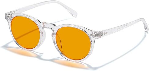 Amber 99% Blue Light Blocking Computer Reading Glasses Orange Lens for Better Sleep, Eye Strain Men Women Sun Readers in Saudi Arabia