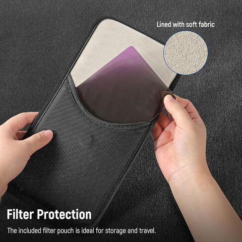 NEEWER 1/4 Black Diffusion Mist Dreamy Effect 4"x5.65" Cinema Square Filter (Rectangular) with HD Optical Glass Compatible with Tilta Compatible with SmallRig Matte Box for Cinematic Photo Videography in Saudi Arabia