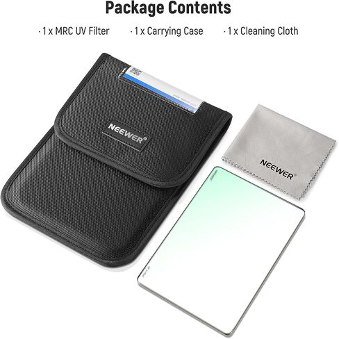 NEEWER 1/4 Black Diffusion Mist Dreamy Effect 4"x5.65" Cinema Square Filter (Rectangular) with HD Optical Glass Compatible with Tilta Compatible with SmallRig Matte Box for Cinematic Photo Videography in Kuwait