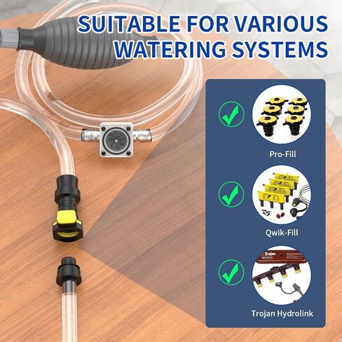 Golf Cart Water Filler for Flow Rite Pro Fill Watering System, Hand Water Pumb for Trojan HydroLink Watering System (Golf Cart Water Filler) in Saudi Arabia