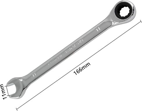 2 pcs 10mm Ratchet Wrench Metric Metric Wrchench مع حركة 5 درجات و 72 أسنان للمشاريع متري المساحات الضيقة in Kuwait