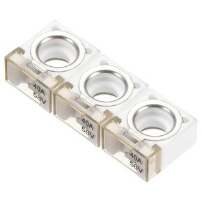 MECCANIXITY 3 Pcs Terminal Fuse, 250A Terminal Block Fuse, 58V DC Marine Rated Battery Fuse and Terminal Block, for the Circuit Protection of Automobiles RVs Cranes Ships Charging
