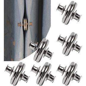 18 Pairs Curtain Magnets Closure, Magnetic Curtain Clips for Indoor Outdoor Curtains Prevent Light Leaking, Strong Curtain Weights Magnets for Pergola Patio Gazebo Cabana