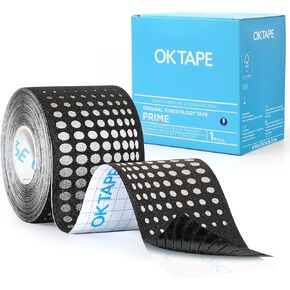 OK TAPE Prime Synthetic Kinesiology Tape, Stronger Support, Elastic Athletic Tape, K Tape Roll, Reflective Design Kinetic Tape, Uncut, 2" x 16.4'-Purple