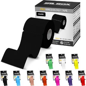 SB SOX Pro Synthetic Kinesiology Tape (Precut & Uncut Options) – Longer Lasting Performance Fabric Option to Our Original Cotton Kinesiology Tape - Also Latex Free, Water Resistant! (Nude - Uncut)