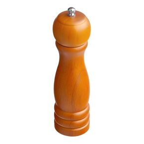 OCS Parts Pro Series Green Wooden Pepper Mill with Adjustable Grinder | 8-Inch Traditional Salt or Pepper Mill for Home Kitchens, Restaurants or Catered Events