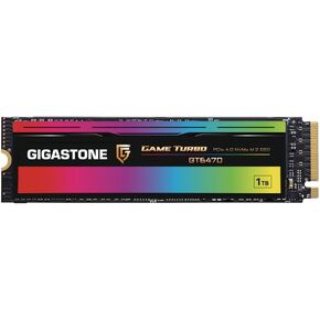 Gigastone SSD 1TB NVMe Gen 4 Gaming M.2 Internal Solid State Hard Drive PCIe 4.0x4 Upgrade PC or Laptop Storage and Memory Expansion for Gaming Graphics Creators IT Pros GT6470 Turbo Speed 7,000MB/s