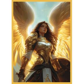 Angel Valkerie Game Card Sleeves 102 Pack – Perfect Fit for TCG, MTG, Giada Font of Hope & Angel Commander Decks - Premium Standard Card Sleeves for Magic The Gathering
