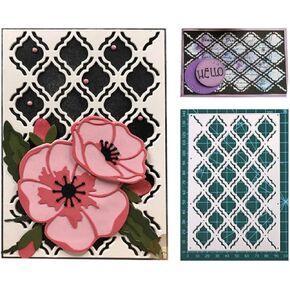 Mvchifay Cutting Dies for Card Making Metal Die-Cuts Scrapbooking Tool Hollow Frame DIY Craft Punch Template Embossing for Paper Album Decor (Bubble-10.3x6cm) in Kuwait