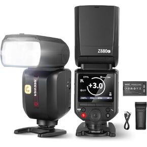 NEEWER Z880-S 2.4G 76Ws TTL Camera Flash Speedlite Compatible with Sony, Upgraded UI, Adjustable Modeling Lamp, TTL/M Quick Switch TCM Key, 1/8000s HSS 7.2V/3000mAh Battery 600 Full Power Flash