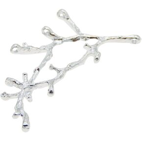 JJGQAZ Mixed Color 20PCS Vinatge Style Tree Branch Multi-Holes Charms Pendant For Handmade Jewelry Making Accessory Crafts